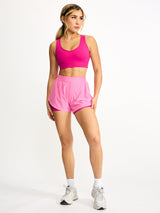 Thumbnail 4 of Flirty Flo Short Boyshort - Bunny Pink and Pharaoh, 4 of 5