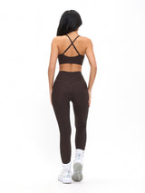 Thumbnail 5 of Ribbed Notch Sports Bra - Cold Brew, 5 of 5