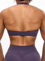 Thumbnail 4 of Poshknit Twist Halter - Purple Shadow, 4 of 5
