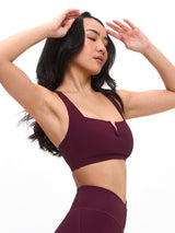 Thumbnail 2 of Ribbed Notch Sports Bra - Venom, 2 of 4