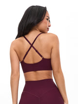 Thumbnail 3 of Ribbed Notch Sports Bra - Venom, 3 of 4