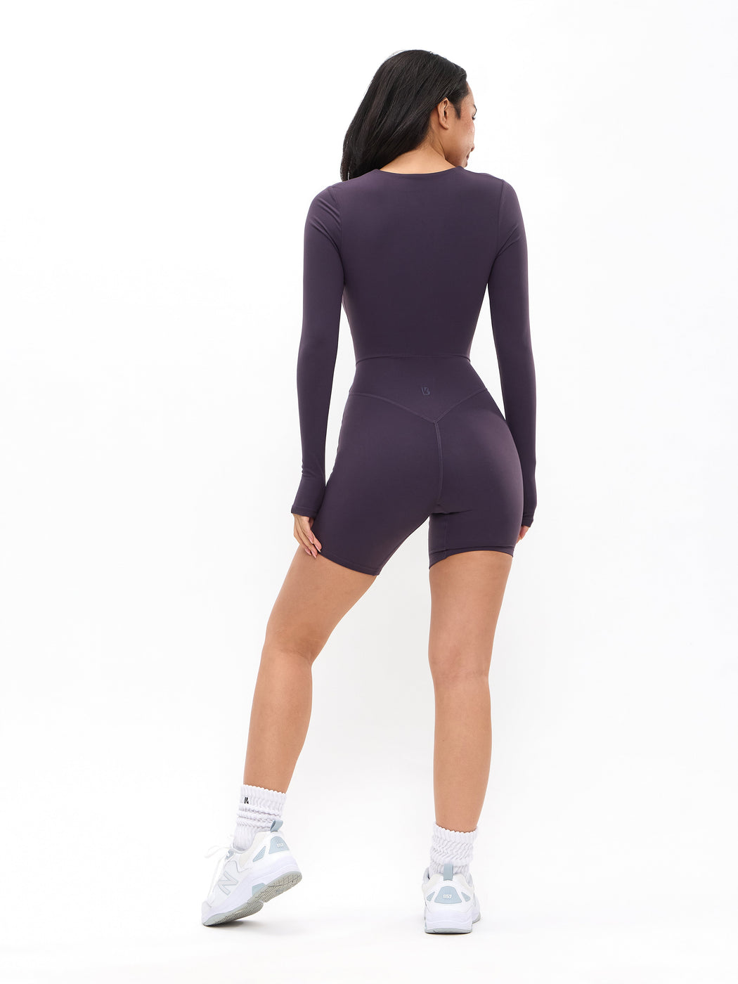 Poshknit Wrap Bodysuit - Purple Shadow