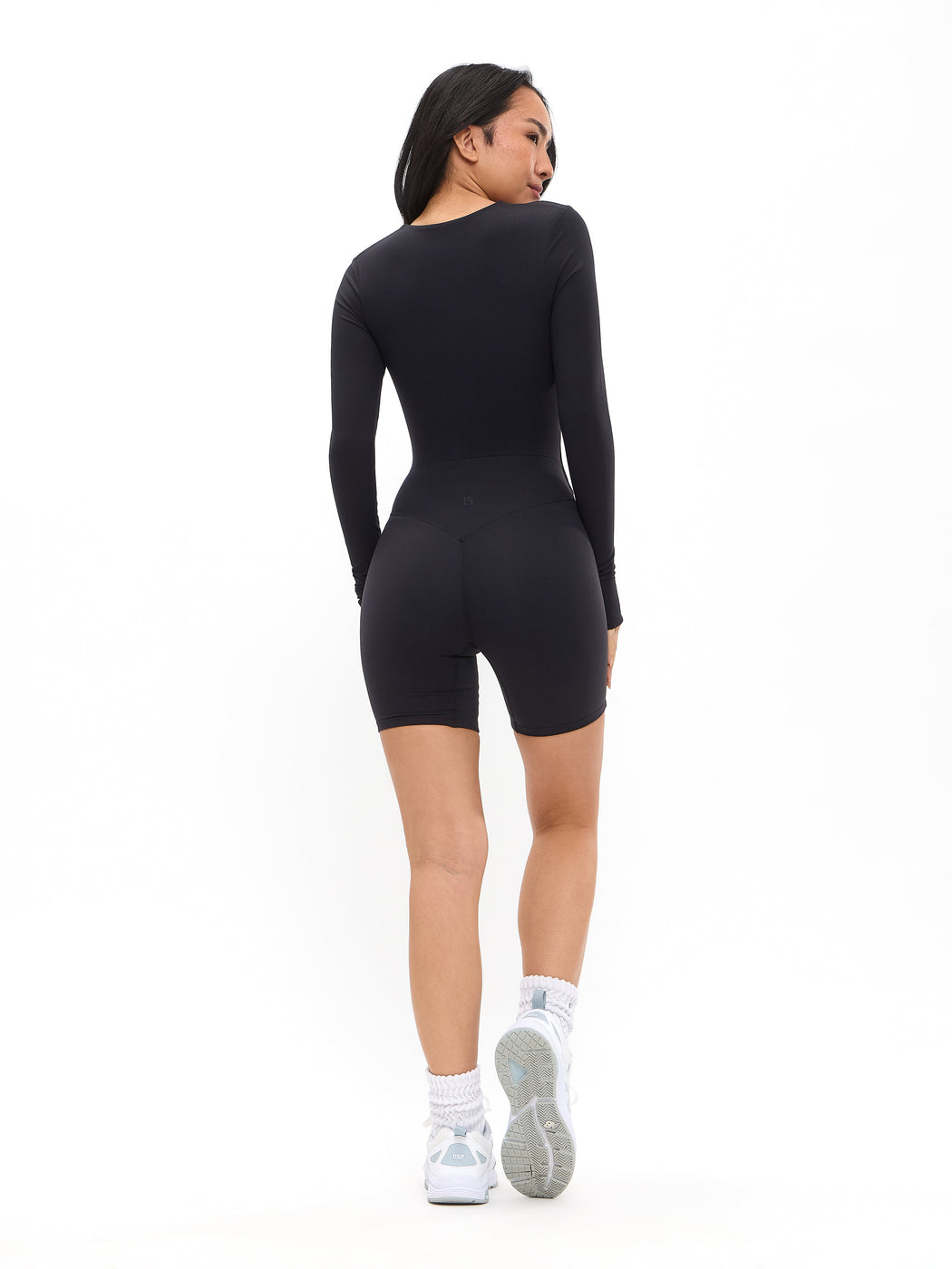 Poshknit Wrap Bodysuit - Onyx Black