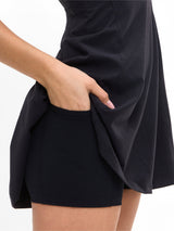 Thumbnail 4 of Poshknit Hourglass Dress - Onyx Black, 4 of 7
