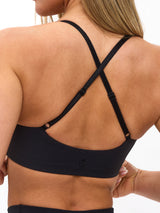 Thumbnail 2 of Ribbed Notch Sports Bra - Onyx Black, 2 of 4