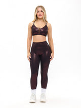 Thumbnail 5 of Spicy Sports Bra - Black Cherry Patent, 5 of 5
