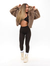 Cruellafree Faux Fur Coat - Fawn