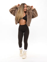 Thumbnail 5 of Cruellafree Faux Fur Coat - Fawn, 5 of 5