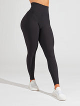 Thumbnail 4 of Material Girl Ribbed Legging - Onyx Black, 4 of 8
