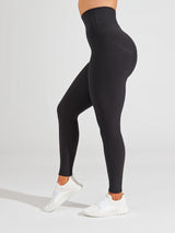 Thumbnail 5 of Material Girl Ribbed Legging - Onyx Black, 5 of 8