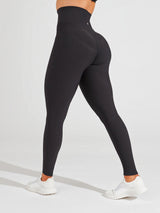 Thumbnail 2 of Material Girl Ribbed Legging - Onyx Black, 2 of 8