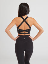 Thumbnail 9 of Candy Wrap Sports Bra - Onyx Black, 9 of 9