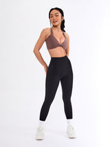 Thumbnail 4 of Twisted Curve Sports Bra - Mocha Berry, 4 of 5