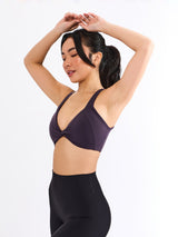 Thumbnail 3 of Twisted Curve Sports Bra - Purple Shadow, 3 of 5