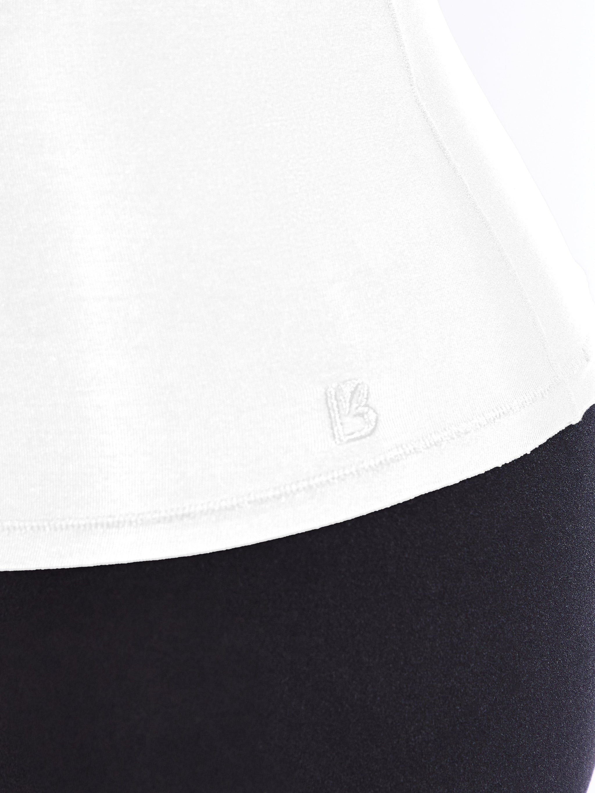 Halo Hip Tee - White