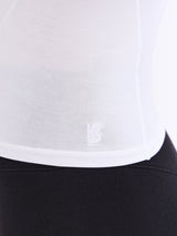 Thumbnail 5 of Halo Long Sleeve Baby Tee - White, 5 of 6