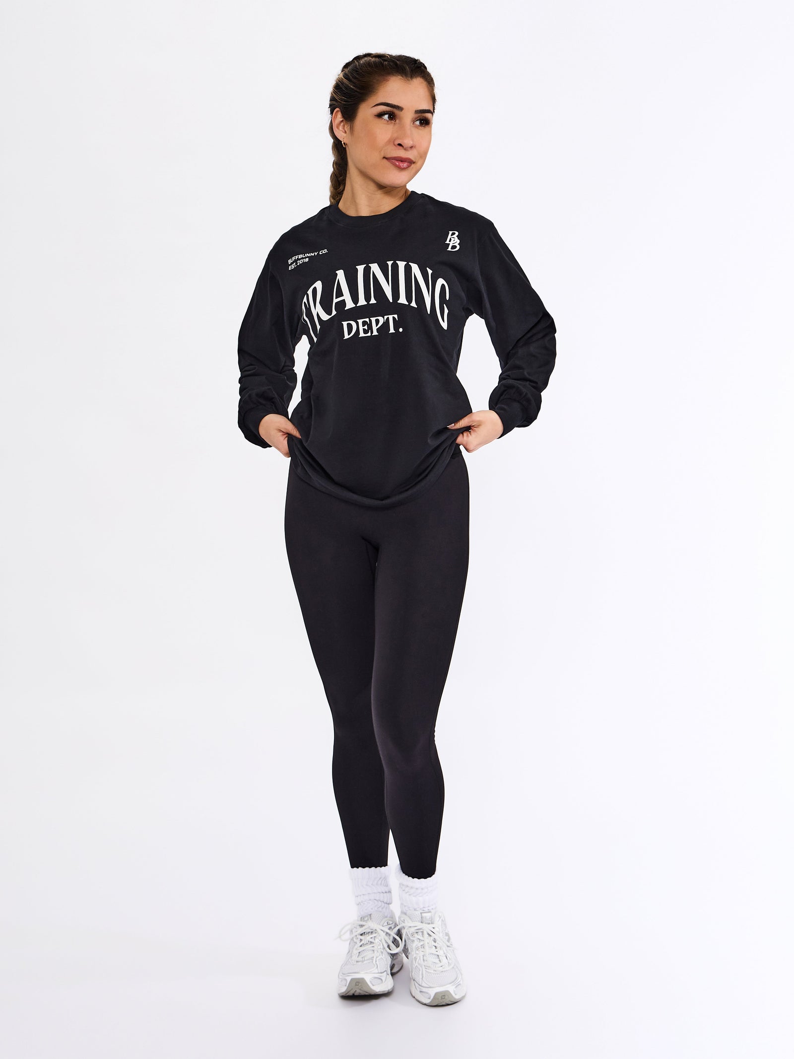 Training Long Sleeve Tee - Onyx Black