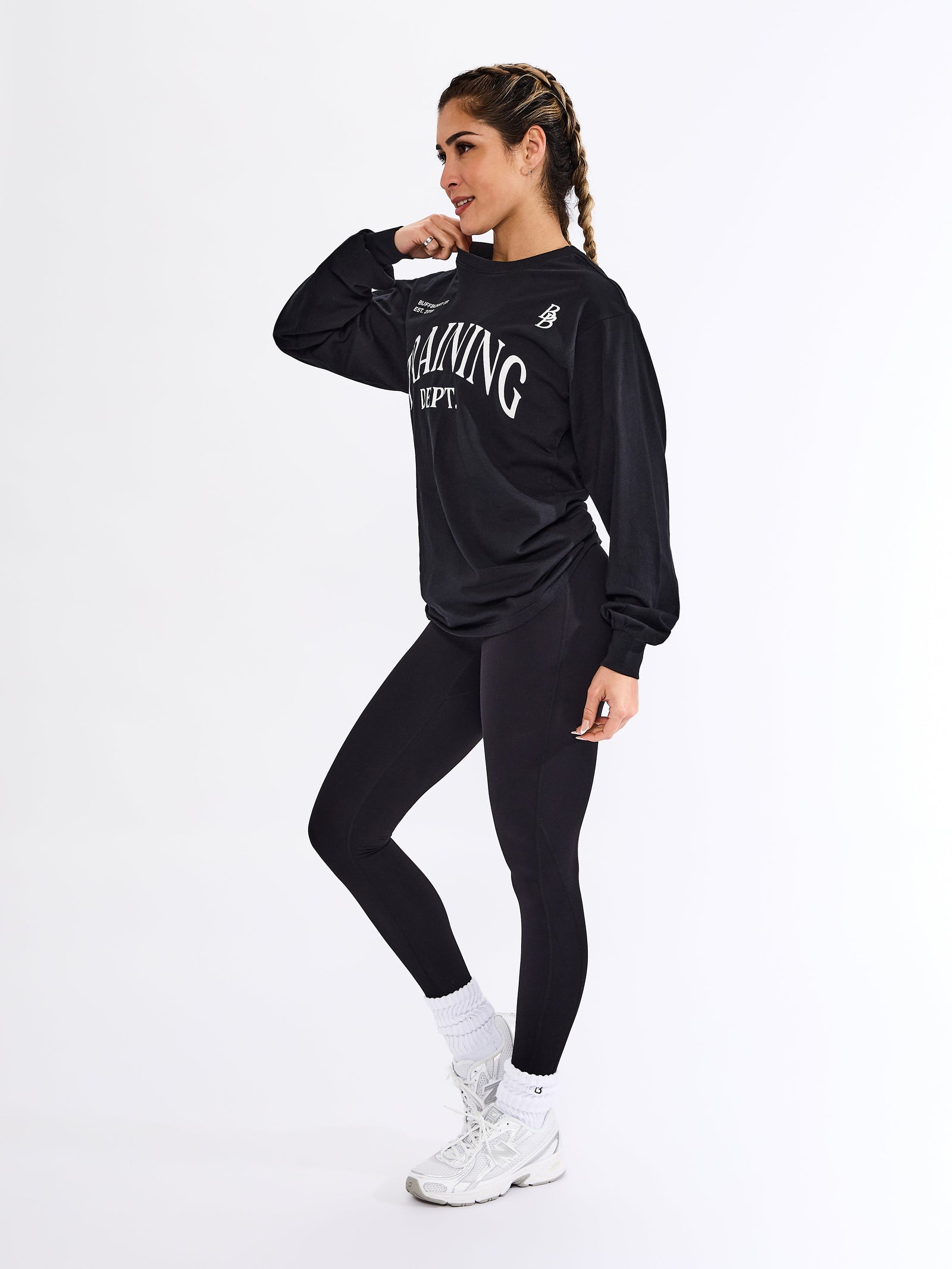 Training Long Sleeve Tee - Onyx Black