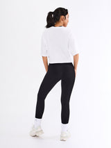 Thumbnail 4 of Throw Back Crop Tee - White, 4 of 6