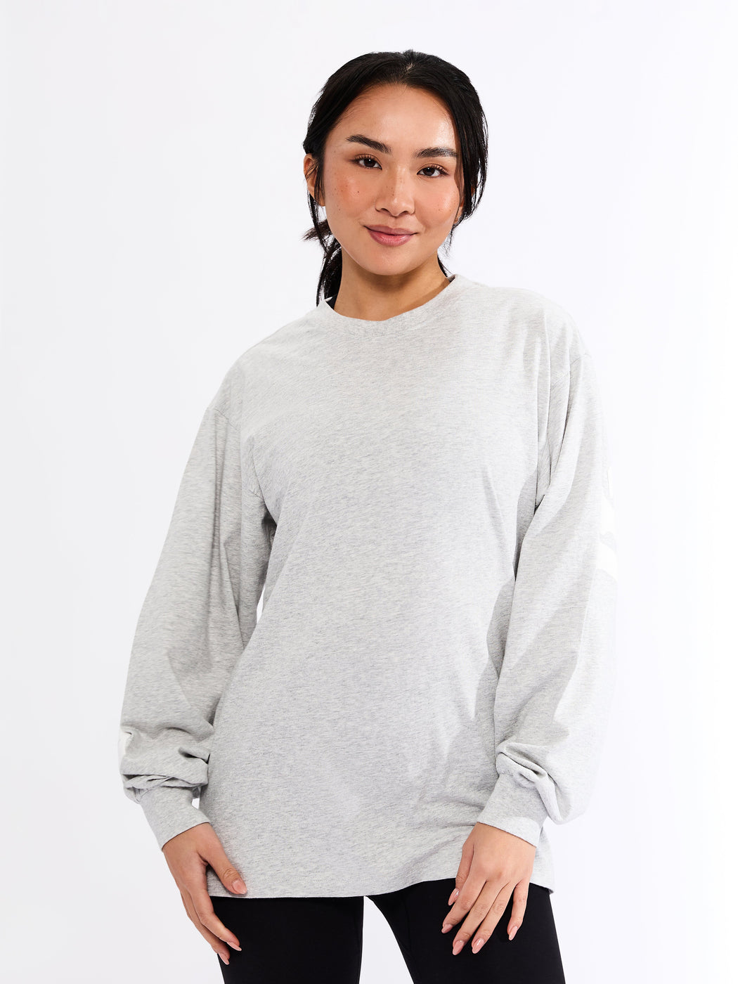 Break Long Sleeve Tee - Heather Grey