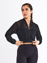 Thumbnail 1 of Exposed Mesh Jacket - Onyx Black, 1 of 5