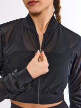Thumbnail 2 of Exposed Mesh Jacket - Onyx Black, 2 of 5
