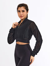 Thumbnail 4 of Exposed Mesh Jacket - Onyx Black, 4 of 5