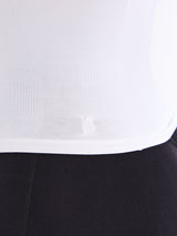 Thumbnail 2 of Halo Long Sleeve Hip Tee - White, 2 of 6