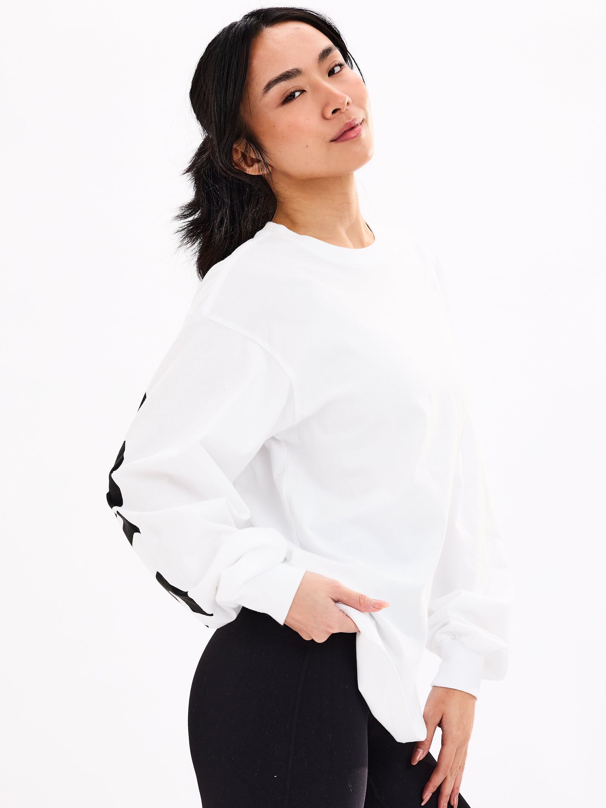 Break Long Sleeve Tee - White