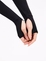 Thumbnail 6 of Halo Long Sleeve Hip Tee - Onyx Black, 6 of 7