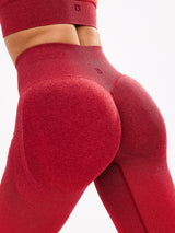 Thumbnail 1 of Miracle Seamless Legging - Red Ombre, 1 of 5