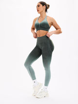 Thumbnail 4 of Halter Seamless Sports Bra - Garden Ombre, 4 of 5