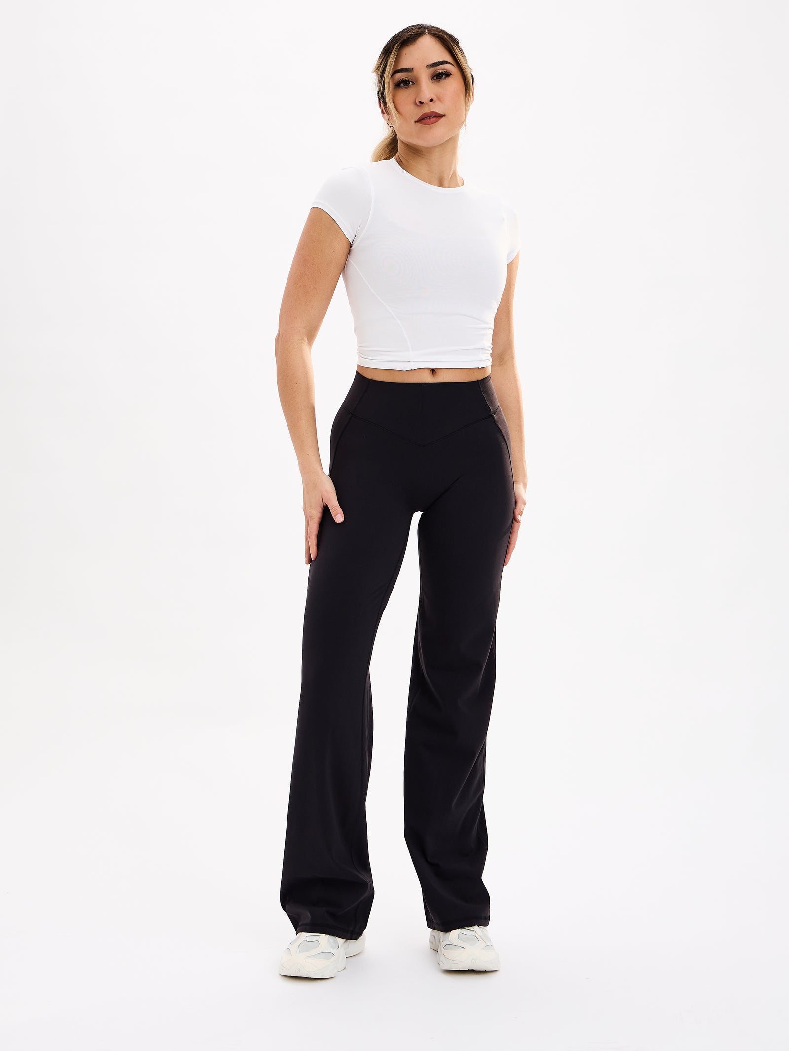 Poshknit Straight Leg Pant - Onyx Black