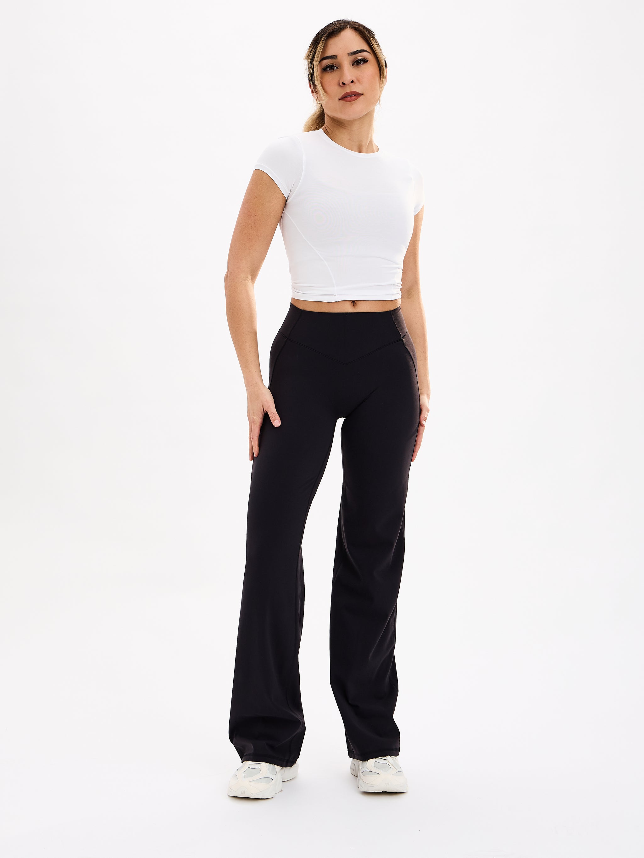 Poshknit Straight Leg Pant - Onyx Black