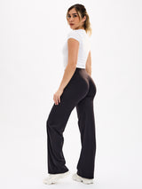 Thumbnail 2 of Poshknit Straight Leg Pant - Onyx Black, 2 of 5