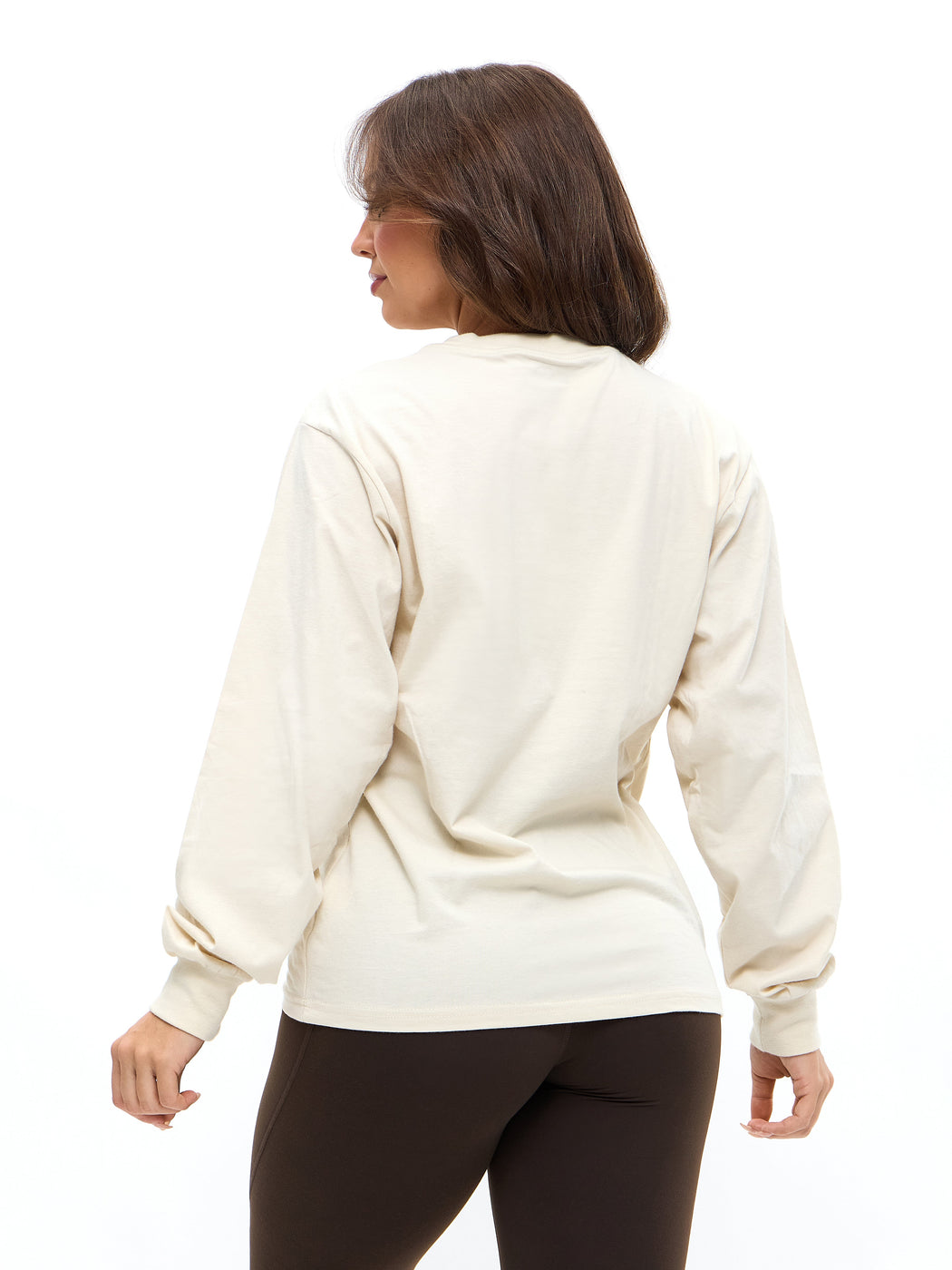 Gradient Long Sleeve Tee - Bone