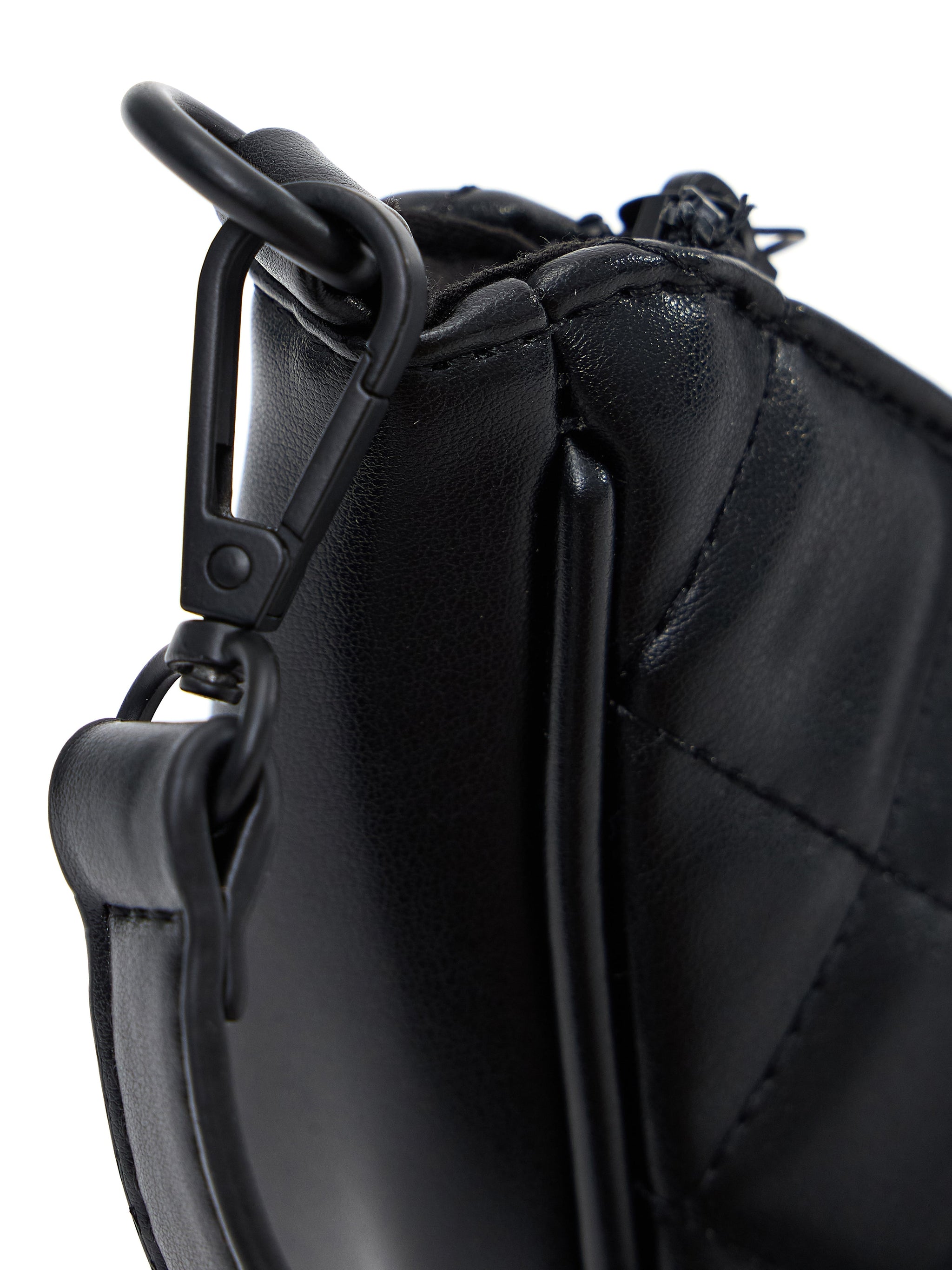 Quilted Crossbody Bag - Onyx Black