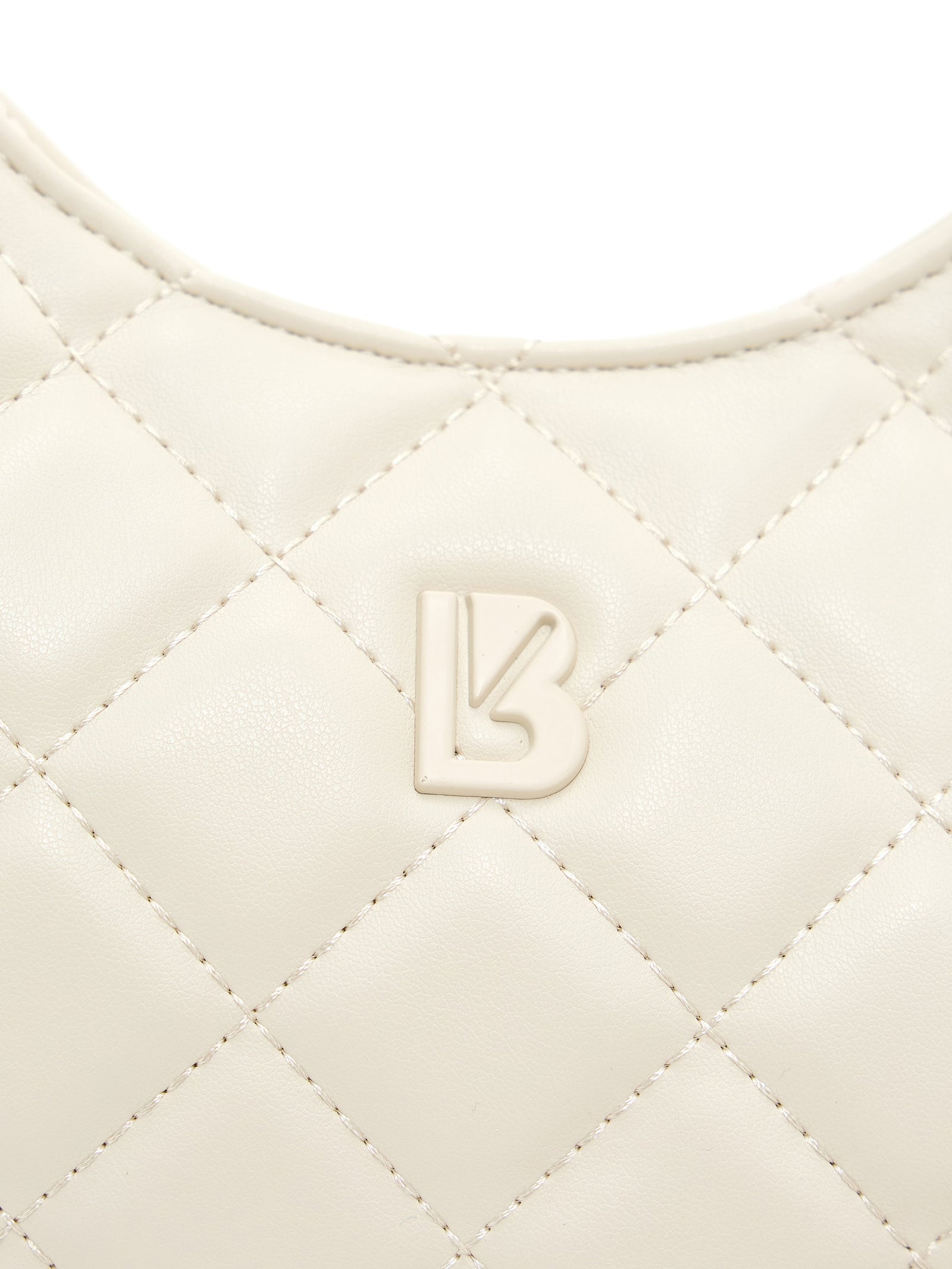 Quilted Crossbody Bag - Bone