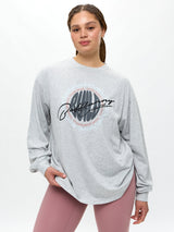 Thumbnail 1 of Build Long Sleeve Tee - Heather Grey, 1 of 3