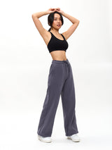 Thumbnail 5 of Plush Fleece Straight Leg Sweat Pant - Blue Steel, 5 of 6