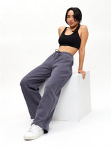 Thumbnail 4 of Plush Fleece Straight Leg Sweat Pant - Blue Steel, 4 of 6