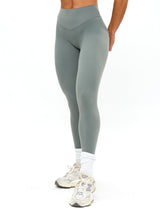 Thumbnail 4 of Poshknit V Scrunch Legging - Frosted Sage, 4 of 4