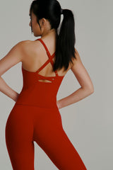 Thumbnail 2 of Poshknit Hip Tank - Lipstick Red, 2 of 5