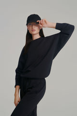 Thumbnail 5 of Threads Crew Pullover - Onyx Black, 5 of 5