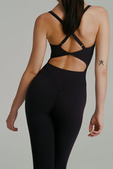 Thumbnail 1 of Poshknit Scrunch Bodysuit - Onyx Black, 1 of 5