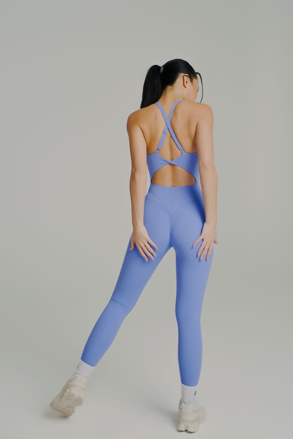 Poshknit Scrunch Bodysuit - Azul