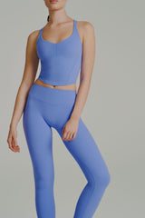 Thumbnail 3 of Poshknit Waist Tank - Azul, 3 of 4