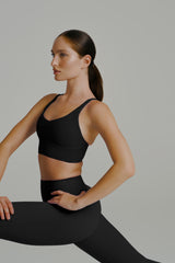 Thumbnail 3 of Poshknit Sports Bra - Onyx Black, 3 of 5