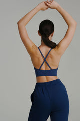 Thumbnail 4 of Poshknit Sports Bra - Baked Blue, 4 of 5