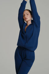 Thumbnail 1 of **PREORDER** Threads Zip Hoodie - Baked Blue, 1 of 4